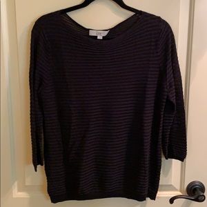 LOFT lightweight ribbed sweater
